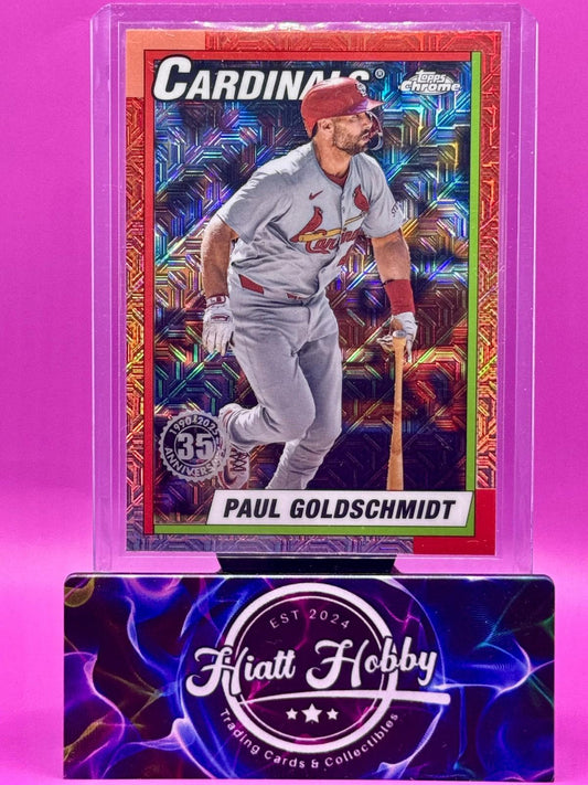 2025 Topps Series 1 - 1990 Topps Chrome Silver Pack Paul Goldschmidt #T90C-84