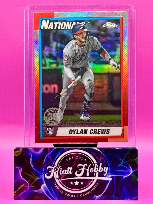 2025 Topps Chrome - Dylan Crews #90CB-16 - 35th Anniversary (RC)