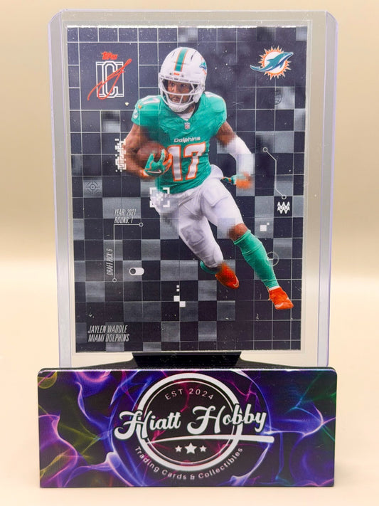 2025 Topps Signature Class Football - #AI-19 Jaylen Waddle - After Image