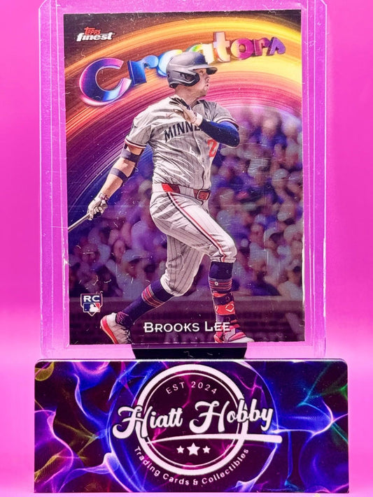 2025 Topps Finest - Brooks Lee #C-26 - Creators (RC)