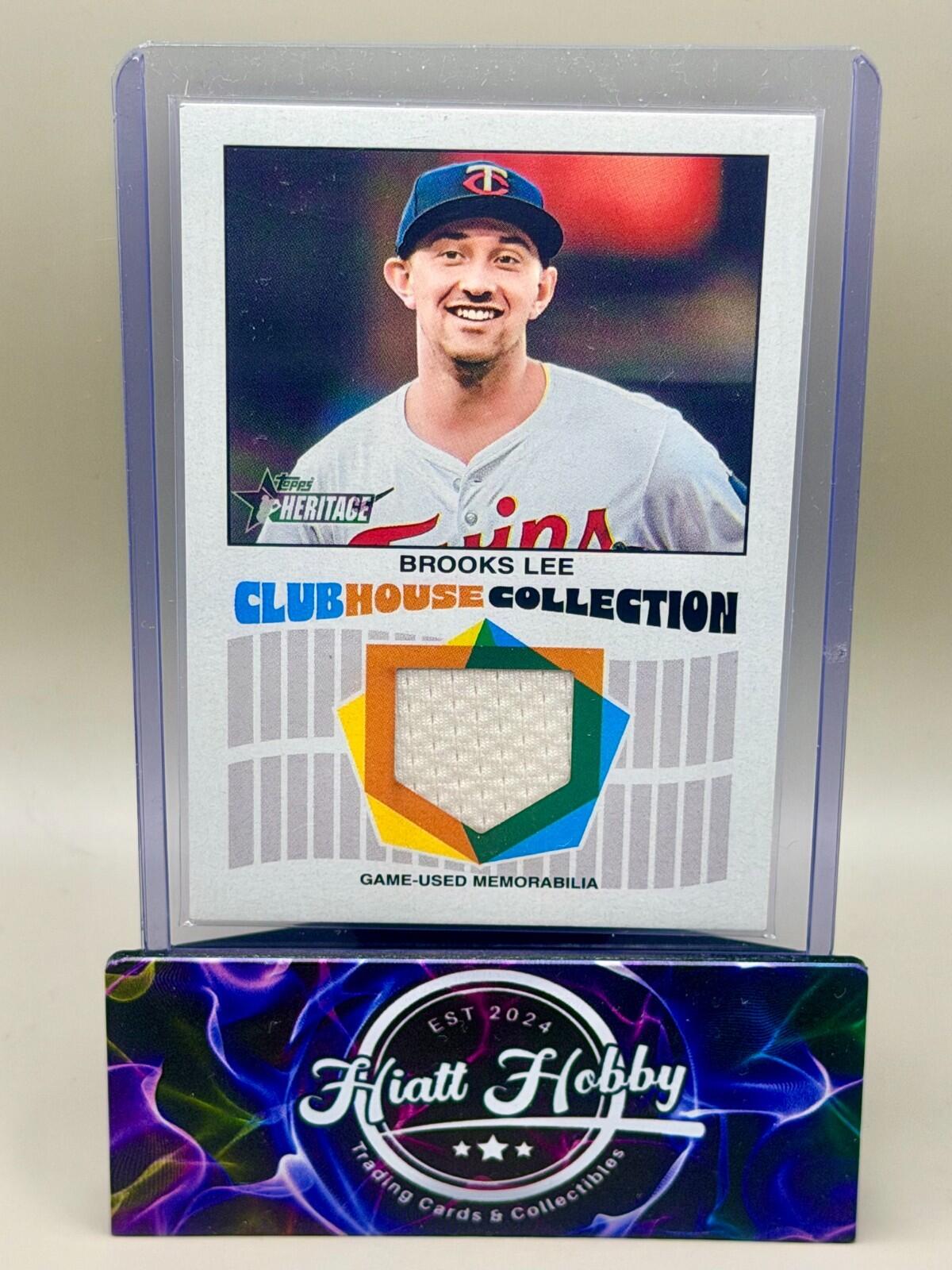 2026 Topps Heritage - #CCR-BL Brooks Lee - Clubhouse Collection Relic