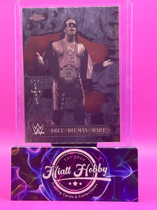 2025 Topps Chrome Cactus Jack WWE - Bret "Hit Man" Hart #62