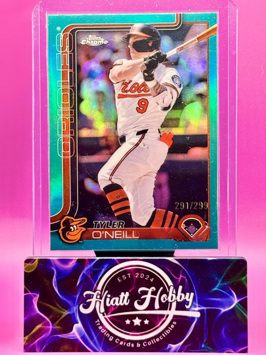 2025 Topps Chrome - Tyler O'Neill #290 - Aqua Refractor /299