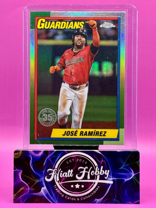 2025 Topps Chrome - Jose Ramirez #90CB-5 - 35th Anniversary