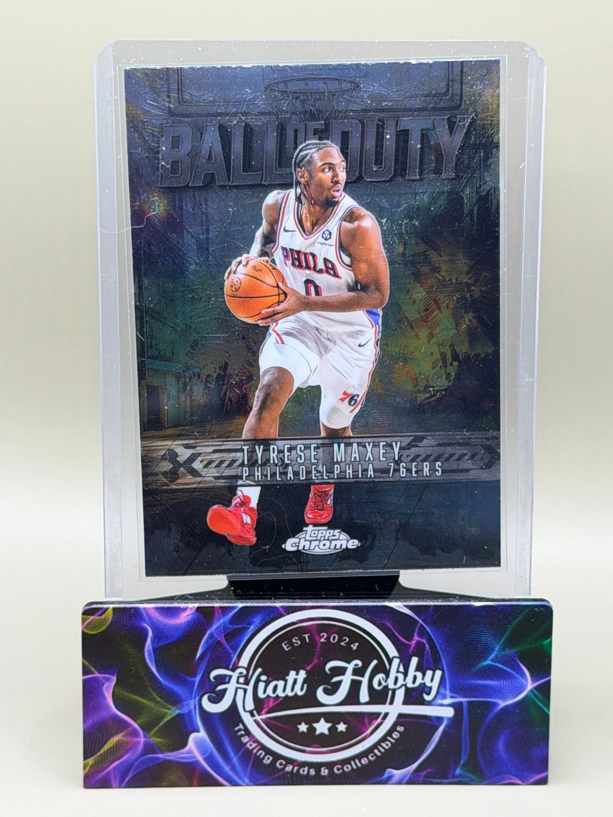 2025-26 Topps Chrome - Tyrese Maxey #BD-10 - Ball of Duty