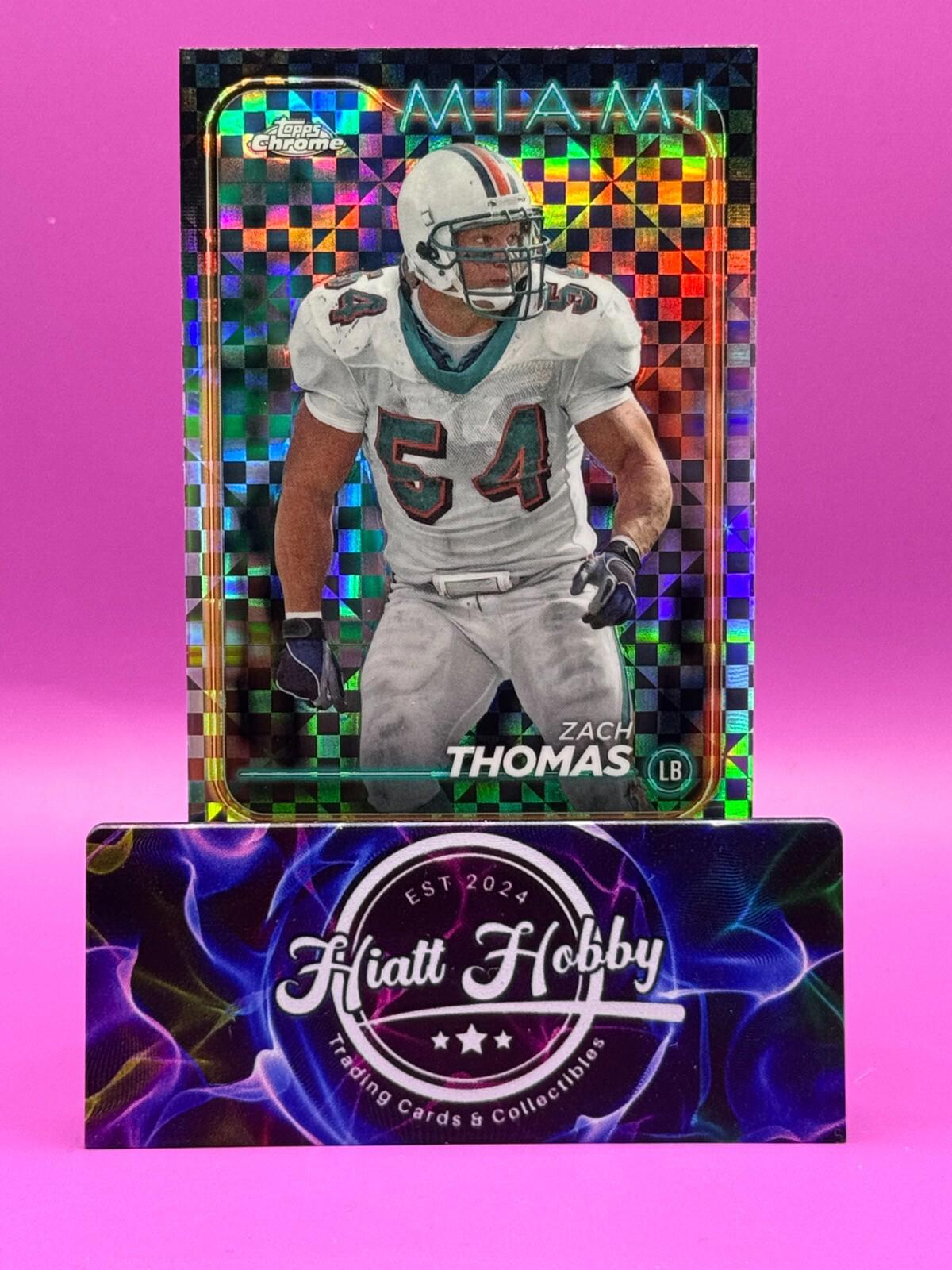 2024 Topps Chrome Football - Zach Thomas #109 - X-Fractor