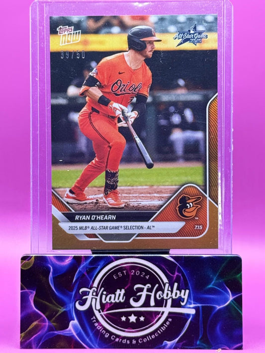 2025 Topps Now - Ryan O'Hearn #ASG-RO - MLB All-Star Game Selection - Gold /50