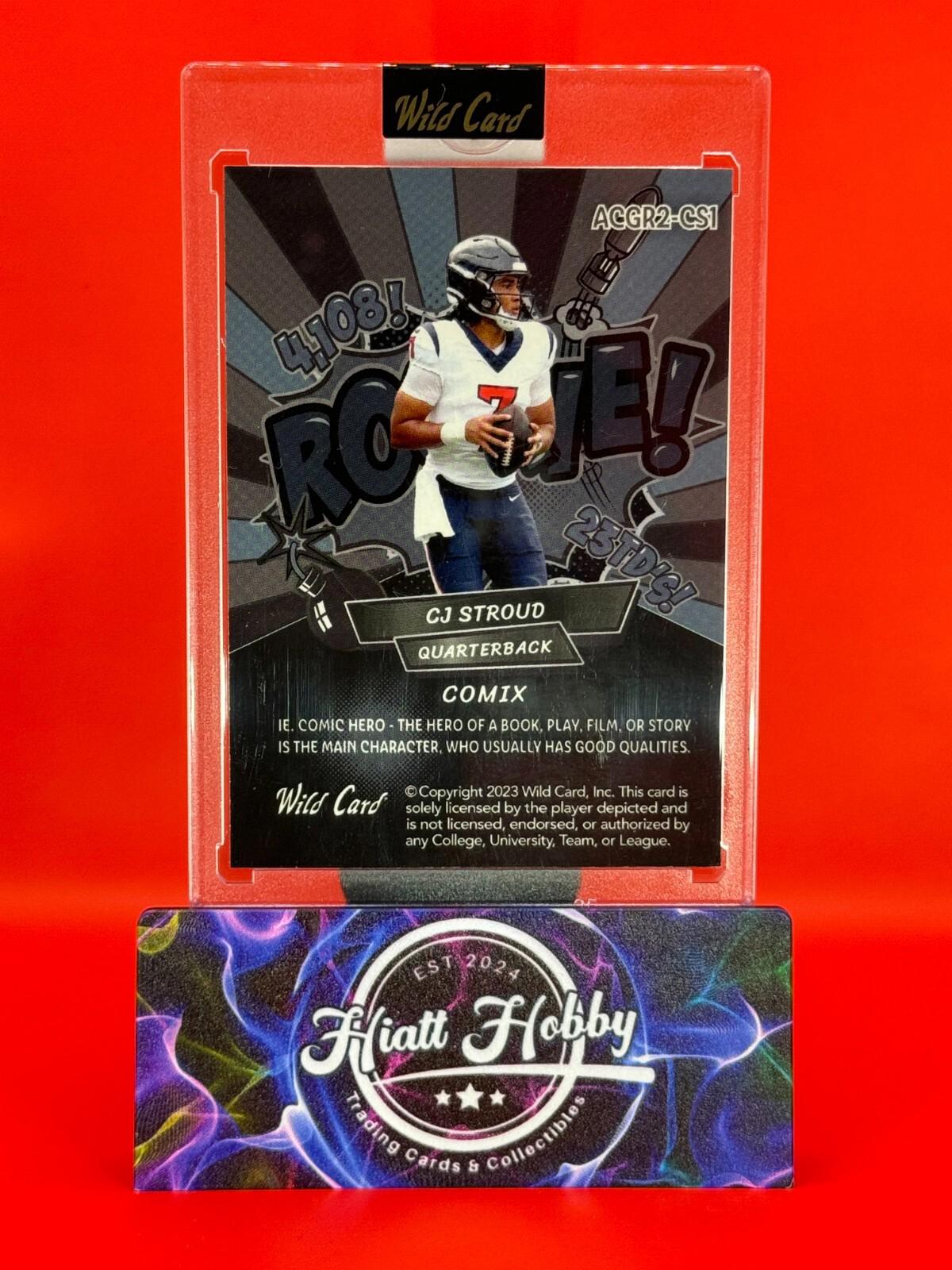 2023 Wild Card Alumination - CJ Stroud #ACGR2-CS1 - Rookie Lava Refractor /15
