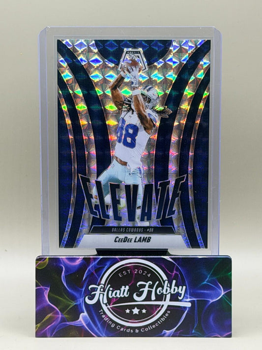2025 Panini Mosaic Football - #12 CeeDee Lamb - Elevate - Silver Mosaic