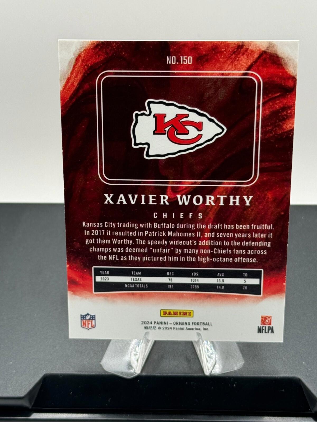 2024 Panini Origins - Xavier Worthy #150 (RC)