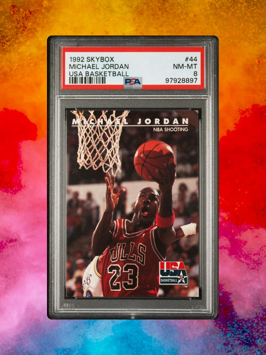 1992 Skybox USA - #44 Michael Jordan PSA 8