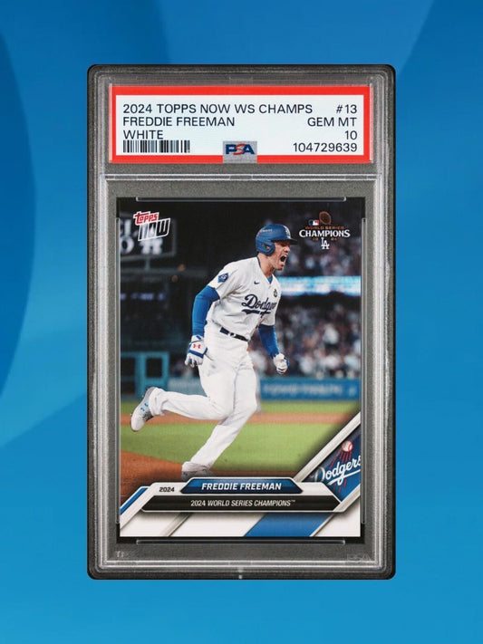 2024 Topps Now - Freddie Freeman #WS-13 - White Parallel - PSA 10