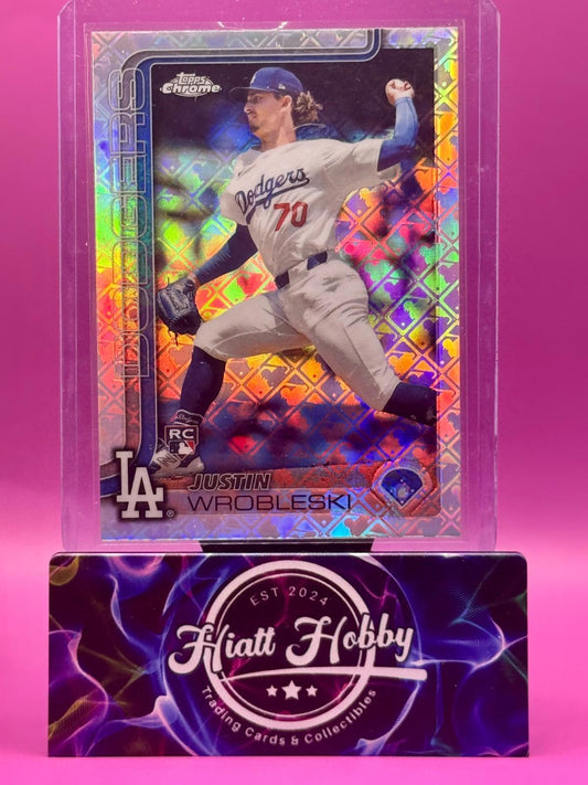 2025 Topps Chrome Logofractor - Justin Wrobleski #38  (RC)