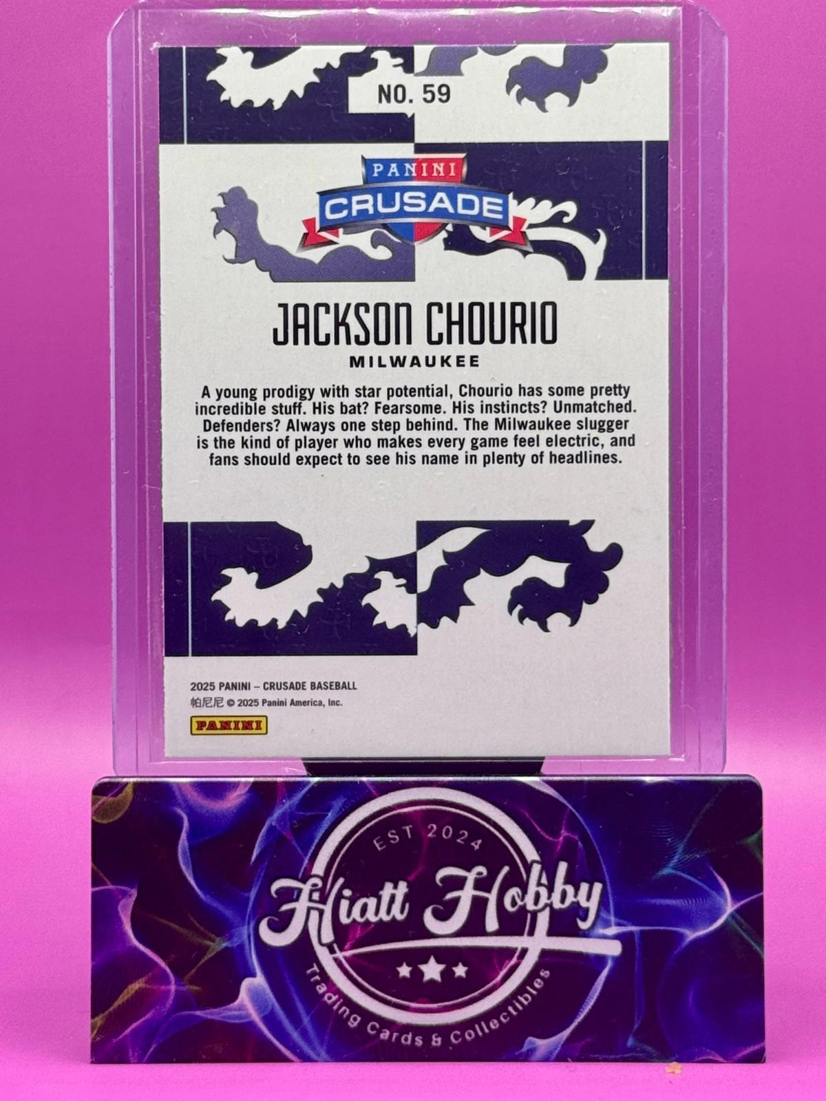 2025 Panini Crusade - Jackson Chourio #59