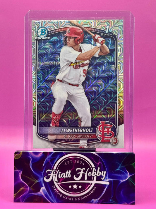 2025 Bowman Chrome - JJ Wetherholt #BCP-22 - Mojo Refractor
