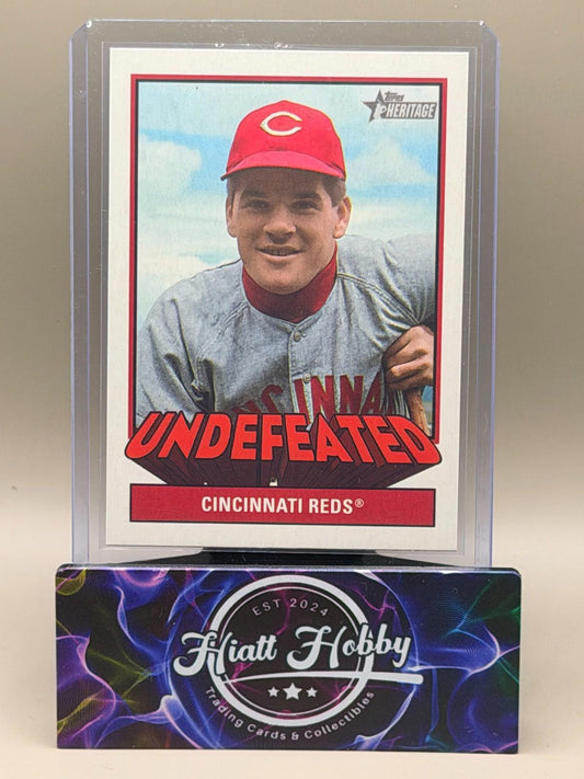 2025 Topps Heritage High Number - Pete Rose #U-4 - Undefeated