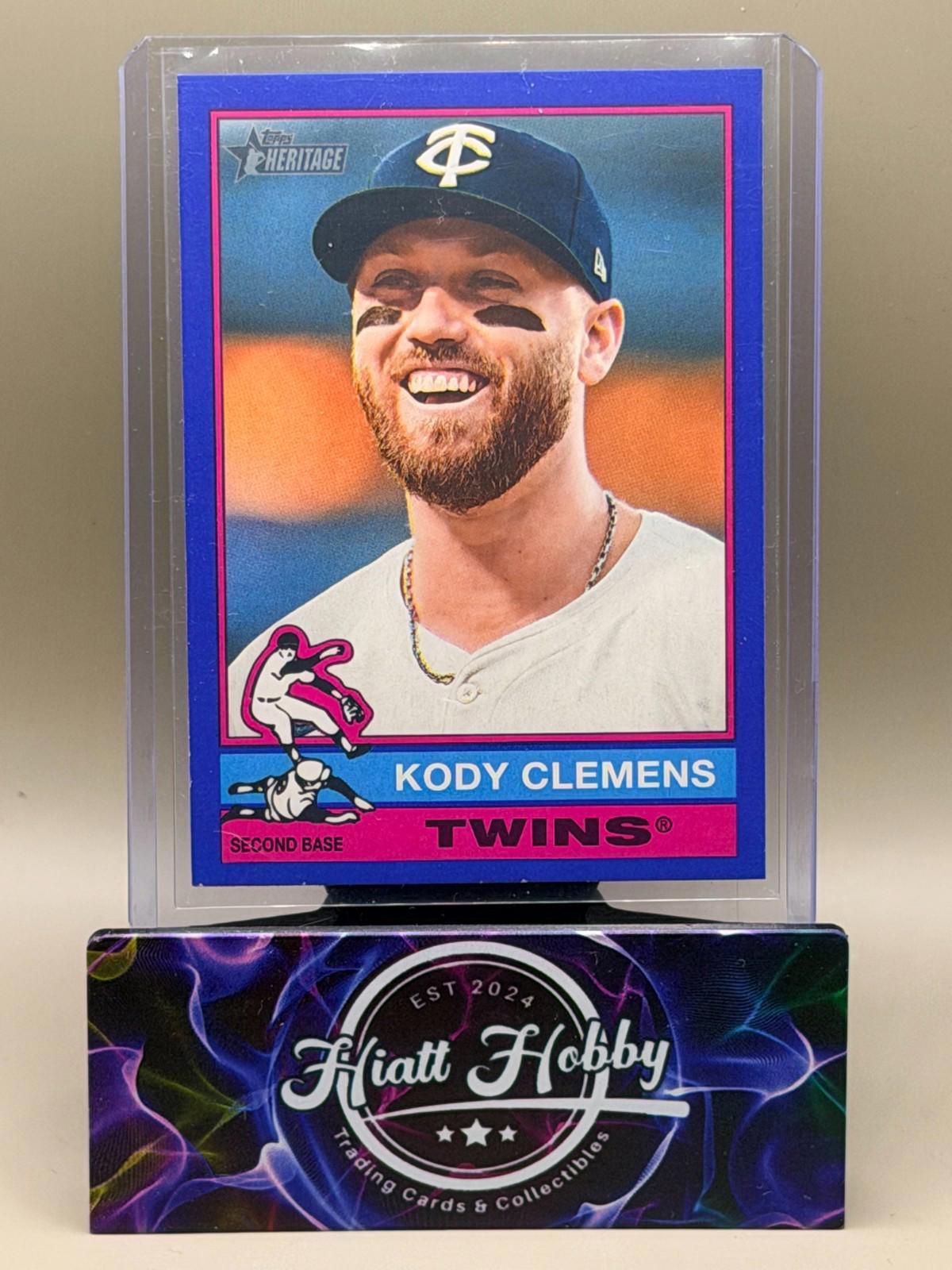 2025 Topps Heritage High Number - Kody Clemens #658 - Dark Blue Boarder