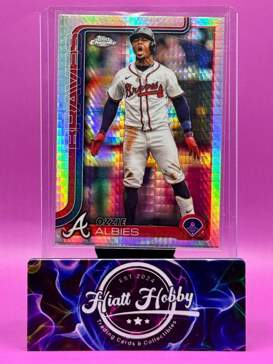 2025 Topps Chrome - Ozzie Albies #206 - Prism Refractor