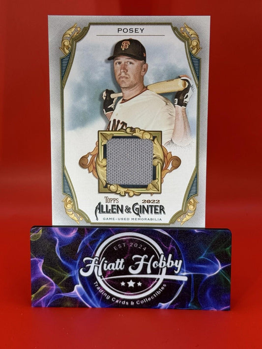 2022 Topps Allen & Ginter - Relics B #AGRB-BP Buster Posey (MEM)