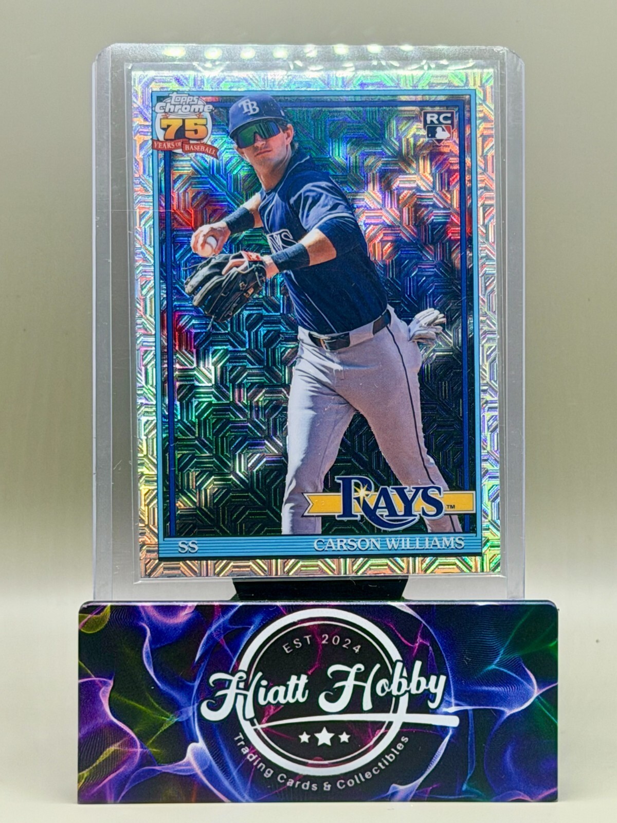 2026 Topps - #91C2-38 Carson Williams - 35th Anniversary Chrome - Mojo (RC)