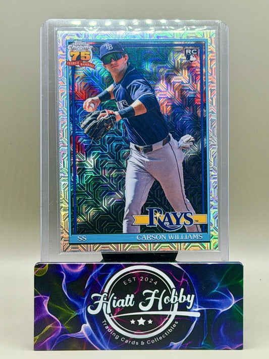 2026 Topps - #91C2-38 Carson Williams - 35th Anniversary Chrome - Mojo (RC)