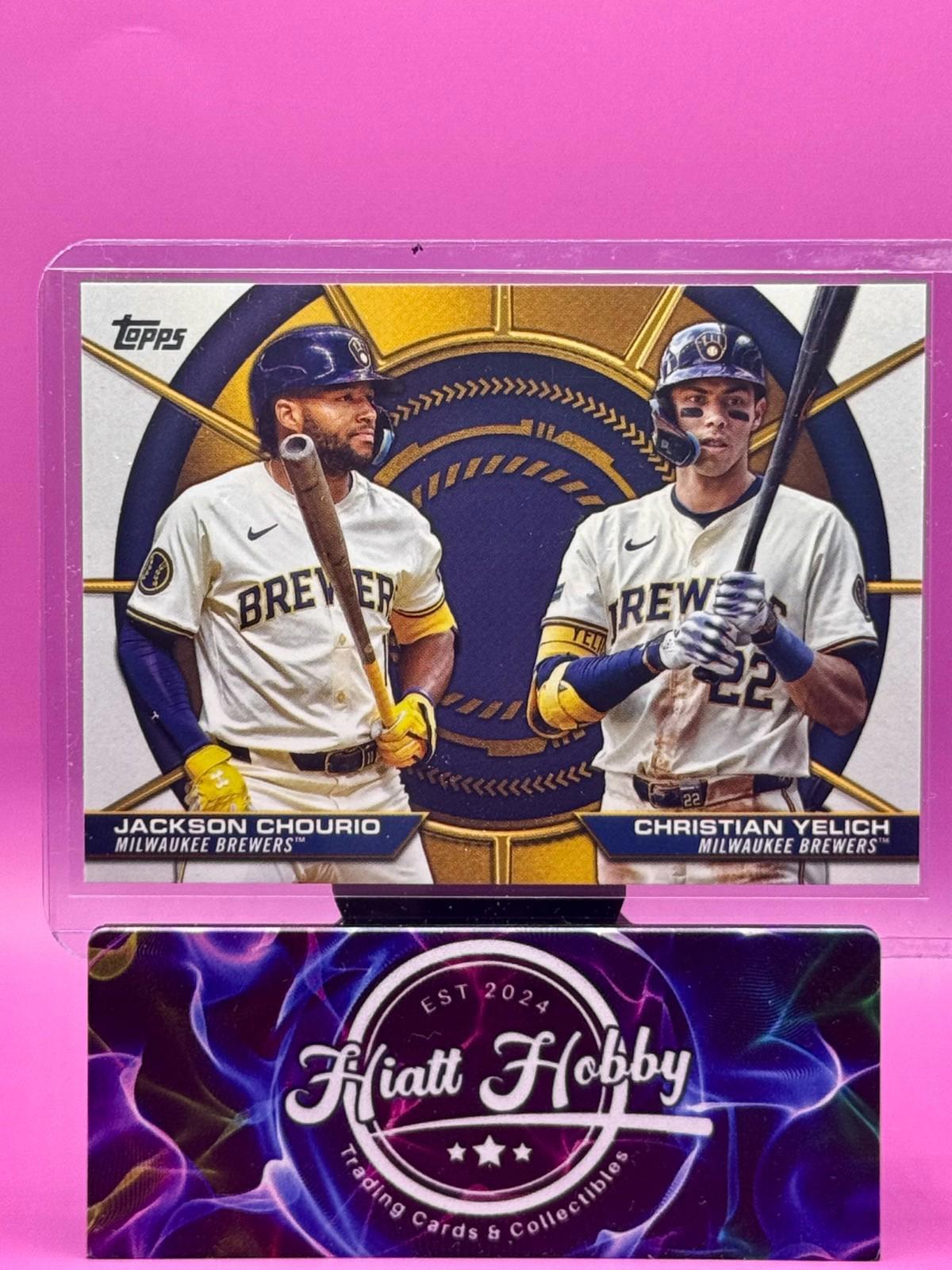 2025 Topps Series 2 - Chourio / Yelich #DD-18 - Duos