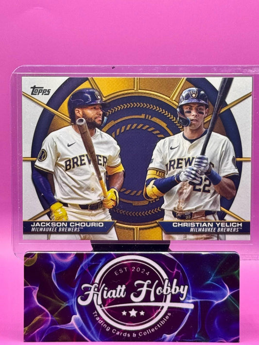 2025 Topps Series 2 - Chourio / Yelich #DD-18 - Duos