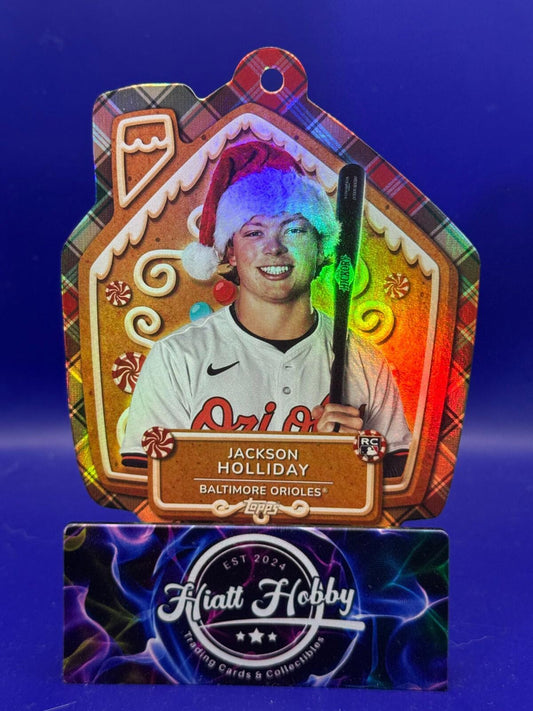 2024 Topps Holiday - Oversized Ornaments Die-Cuts #MLBO-4 Jackson Holliday (RC)