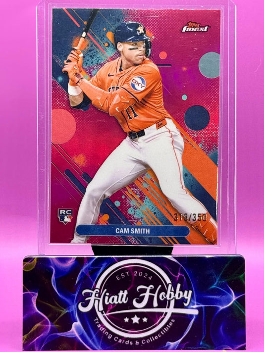 2025 Topps Finest - Cam Smith #54 - Common - Pink Refractor /350 (RC)