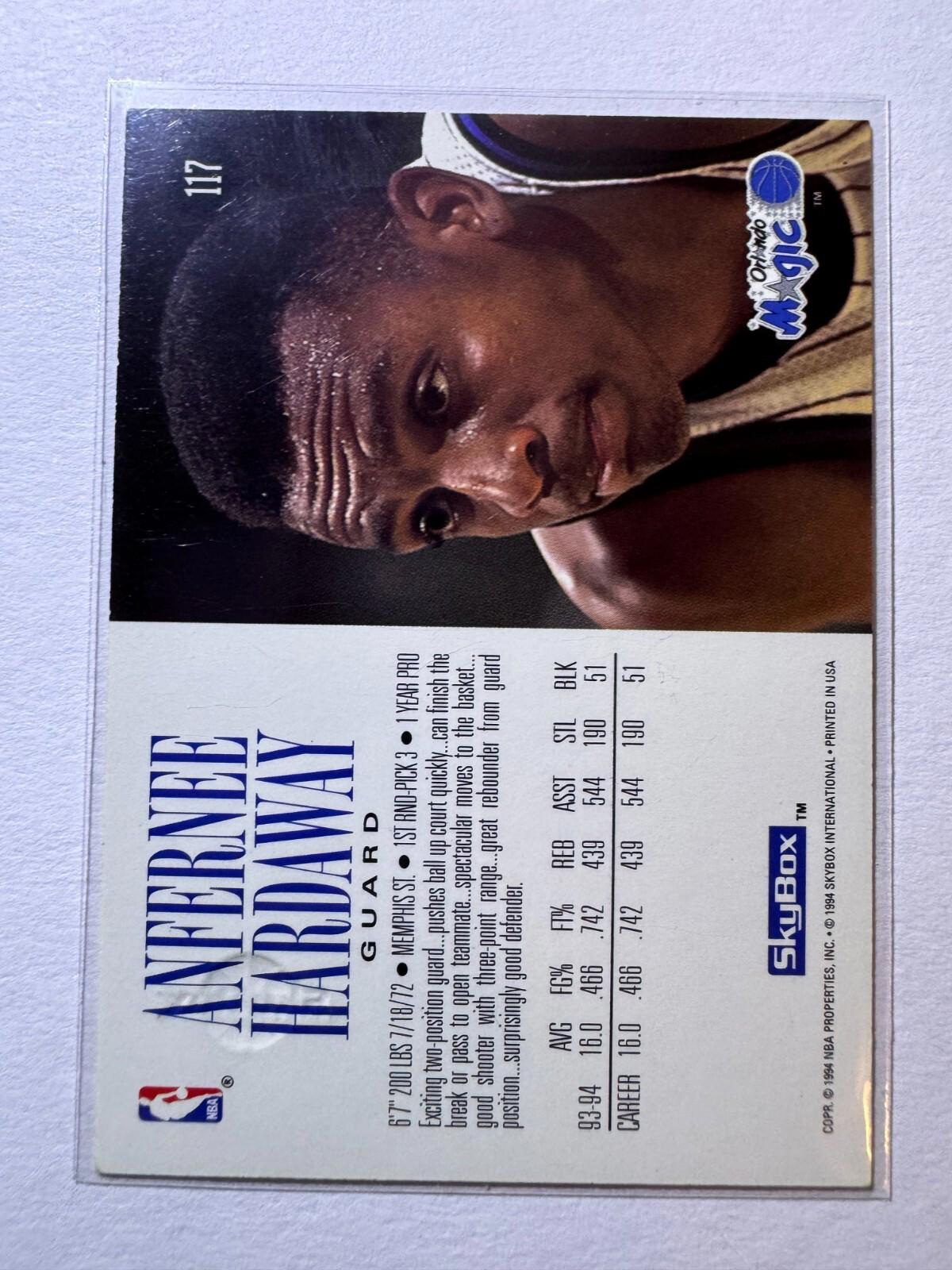 1994-95 Skybox - #117 Anfernee Hardaway