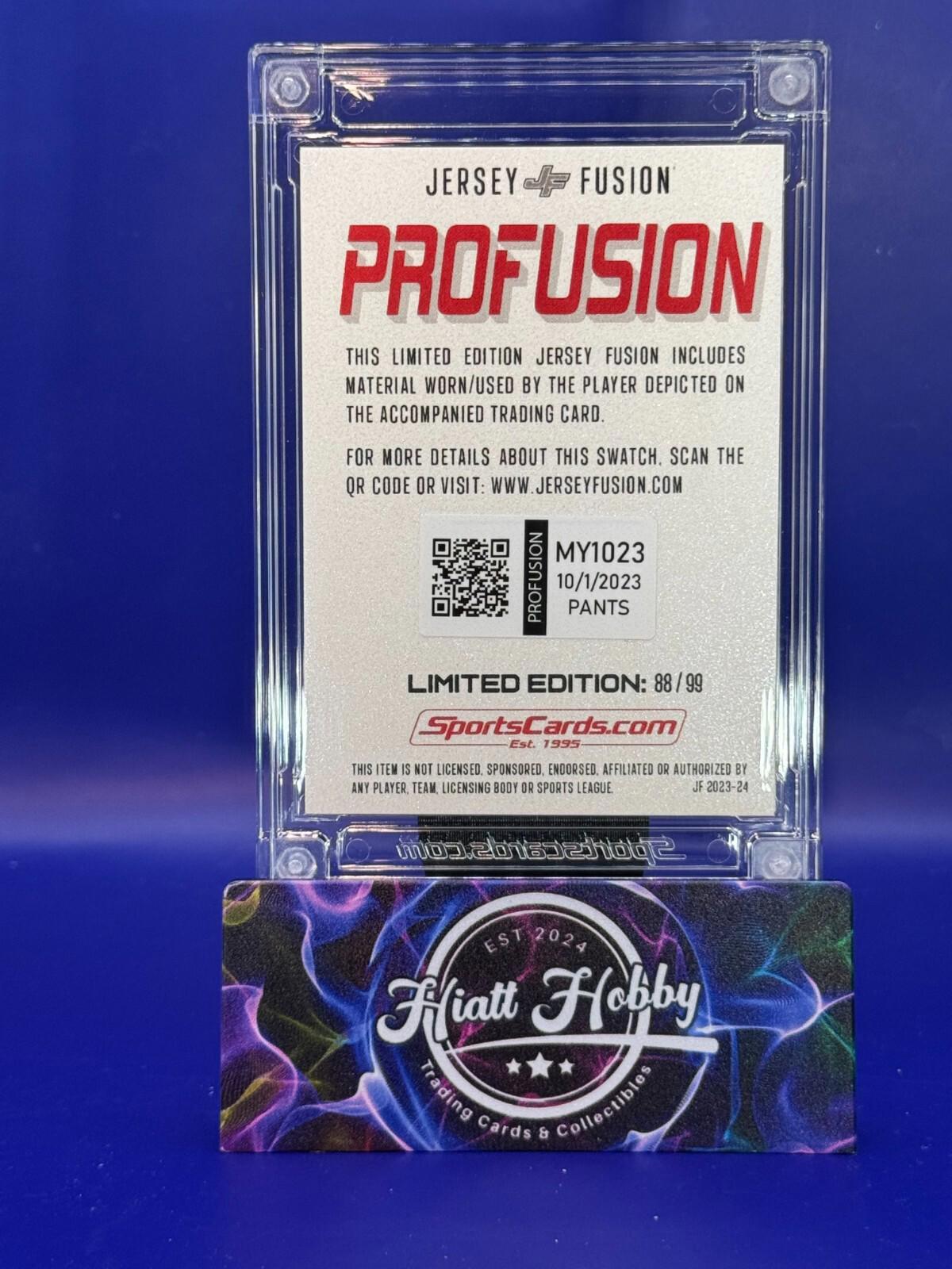 2024 Jersey Fusion Baseball - Mike Yastrezemski Profusion /99 - Game Worn Pants