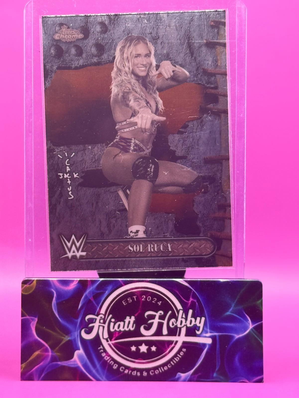 2025 Topps Chrome Cactus Jack WWE - Sol Ruca #93