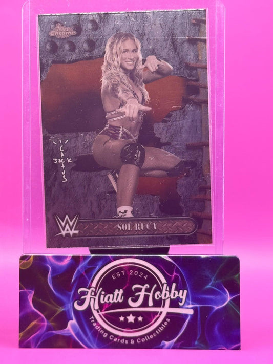2025 Topps Chrome Cactus Jack WWE - Sol Ruca #93