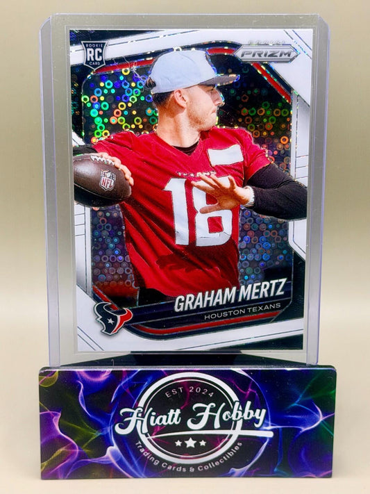 2025 Panini Prizm Football - #392 Graham Metz - White Disco Prizm (RC)