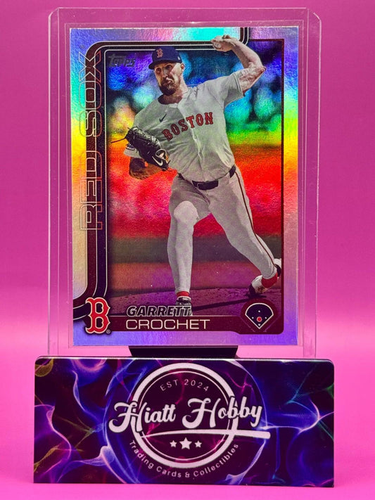 2025 Topps Series 2 - Garrett Crochet #419 Rainbow Foilboard