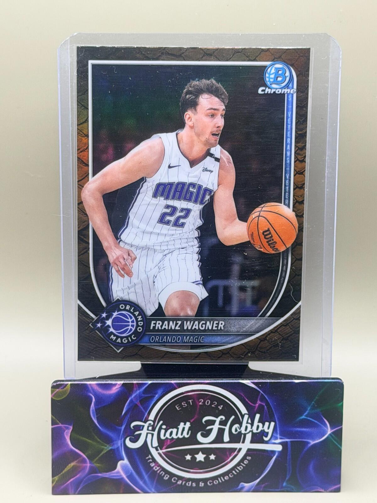 2025-26 Bowman Chrome Basketball - #BCV-95 Franz Wagner - Reptilian Refractor