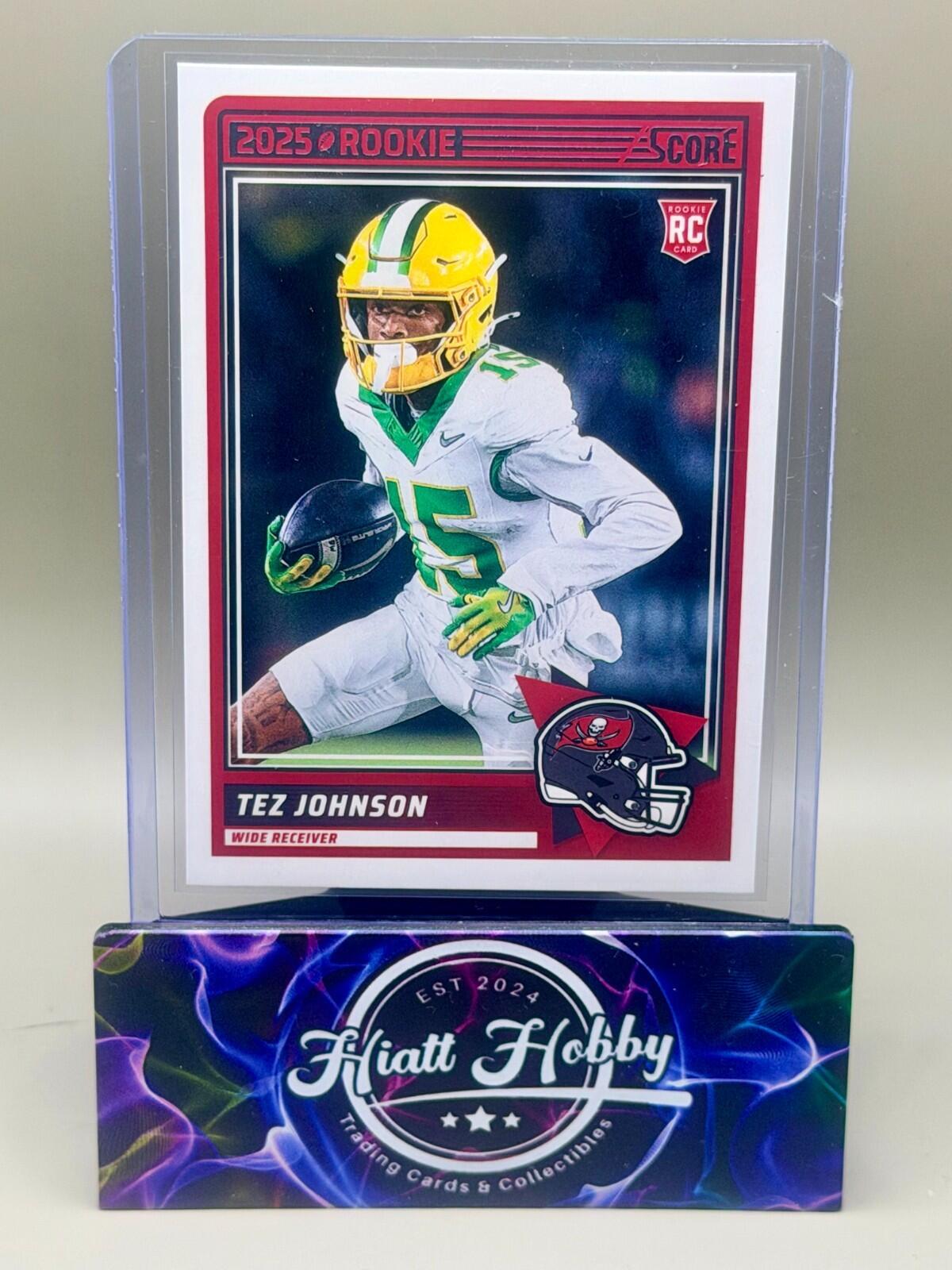 2025 Panini Score - #34 Tez Johnson (RC)