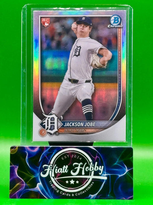 2025 Bowman Chrome - Jackson Jobe #50 - Red RC Refractor