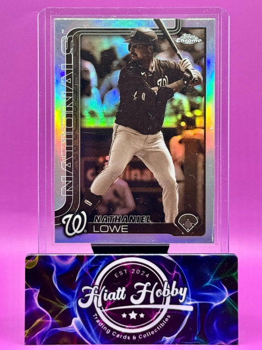 2025 Topps Chrome - Nathaniel Lowe #49 - Sepia Refractor
