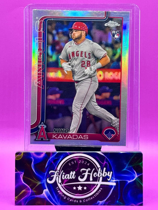 2025 Topps Chrome - Niko Kavadas #20 - Refractor (RC)