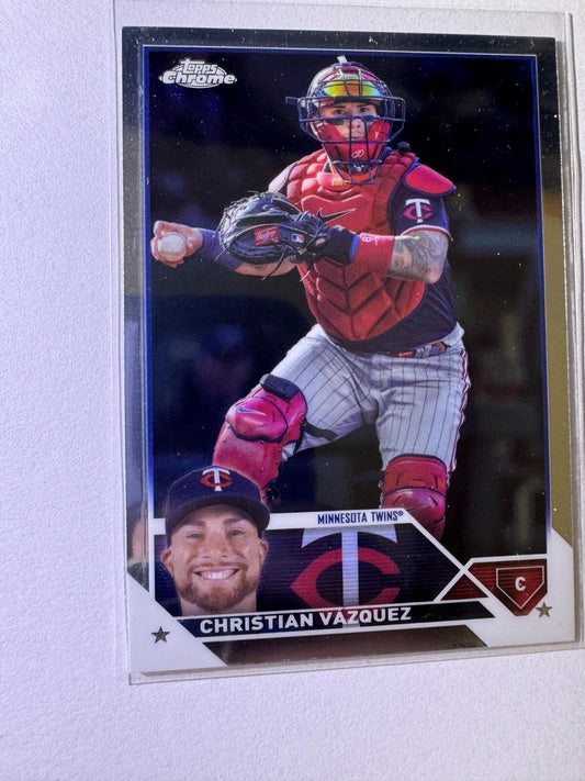 2023 Topps Chrome Update Christian Vazquez #USC190