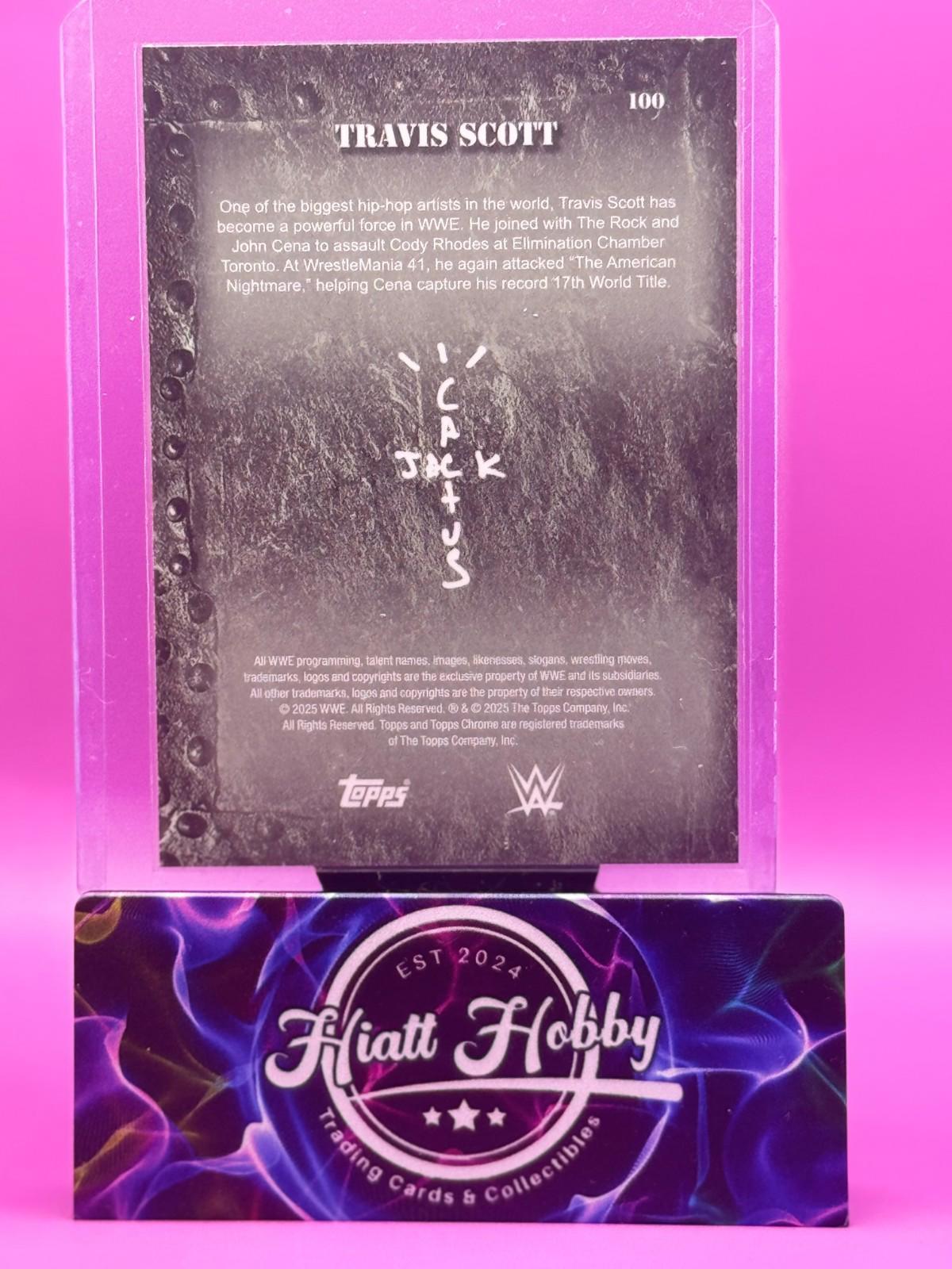 2025 Topps Chrome Cactus Jack WWE - Travis Scott #100