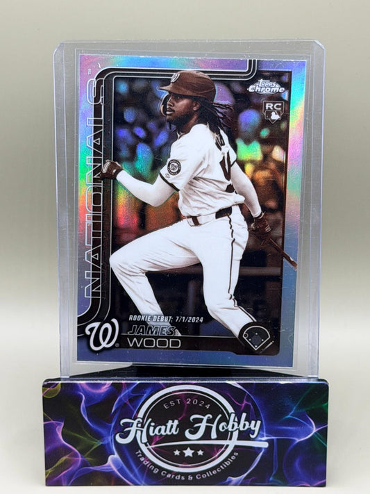 2025 Topps Chrome Update - James Wood #USC95 - Sepia Refractor (RC)
