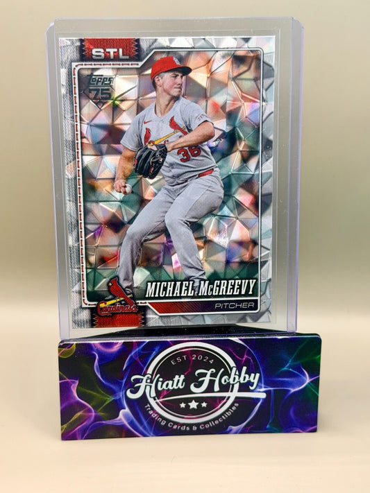 2026 Topps Series 1 - #161 Michael McGreevy - Diamante Foil