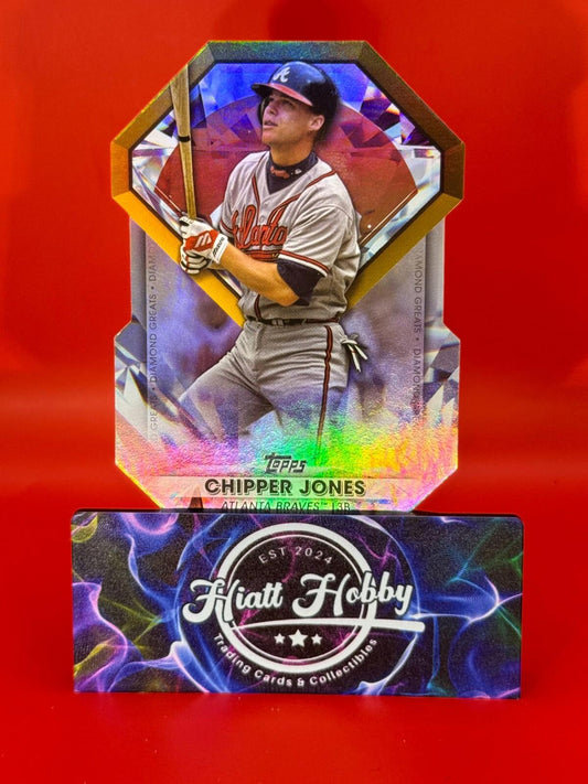 2022 Topps Series 2 - Diamond Greats Die-Cuts #DGDC-27 Chipper Jones