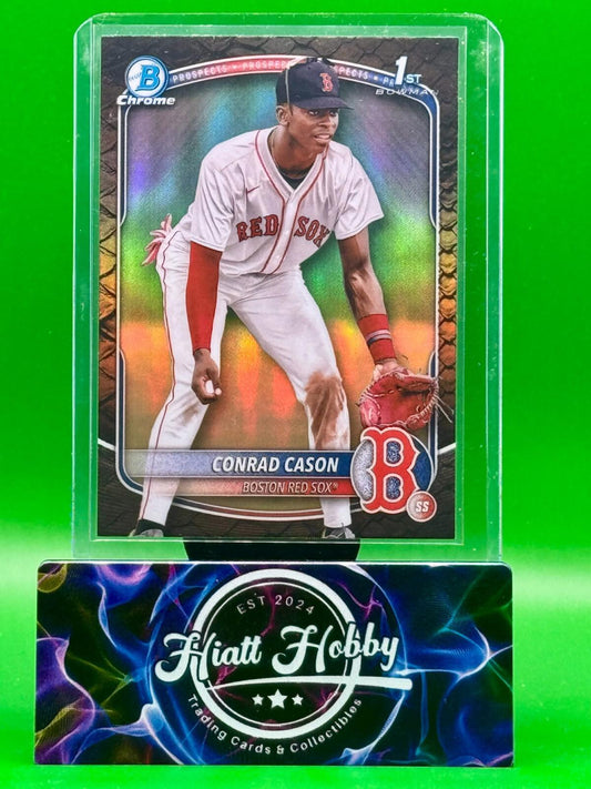 2025 Bowman Chrome - Conrad Cason #BCP-130 - Reptillian Refractor