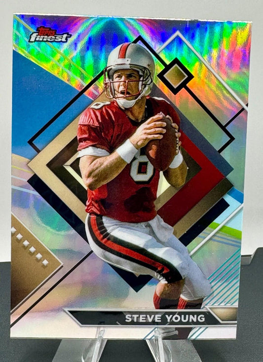 2022-23 Topps Composite - Topps Finest Refractor - Steve Young #242