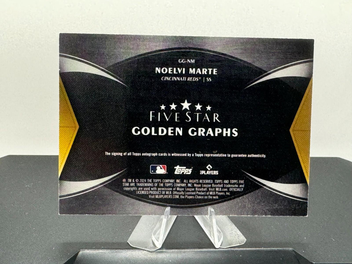 2024 Topps 5 Star - Noelvi Marte #GG-NM - Golden Graphs /40