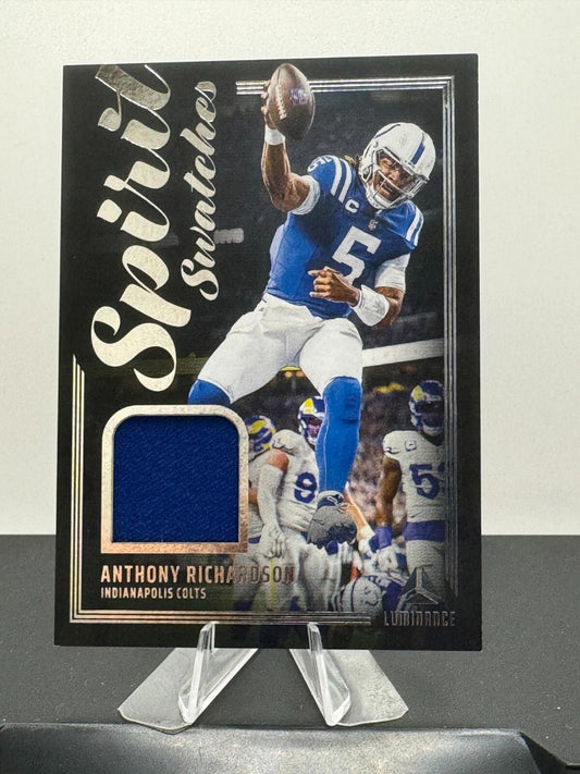 2022 Panini Luminance - Anthony Richardson #SS-ARN - Spirited Swatches