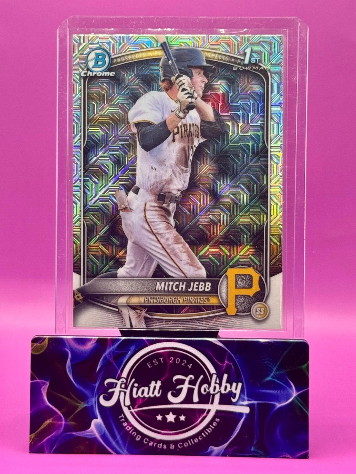 2025 Bowman Chrome - Mitch Jebb #BCP-41 - Mojo Refractor
